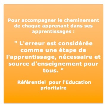 L'erreur, étape nécessaire aux apprentissages